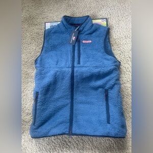 NWT Vineyard Vines Sherpa High Pile Fleece Vest Jacket Sz XL